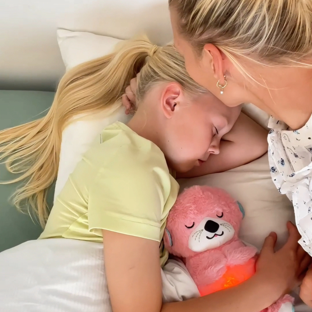 Bamse til børn med hjerteslagseffekt og vægt for afslapning